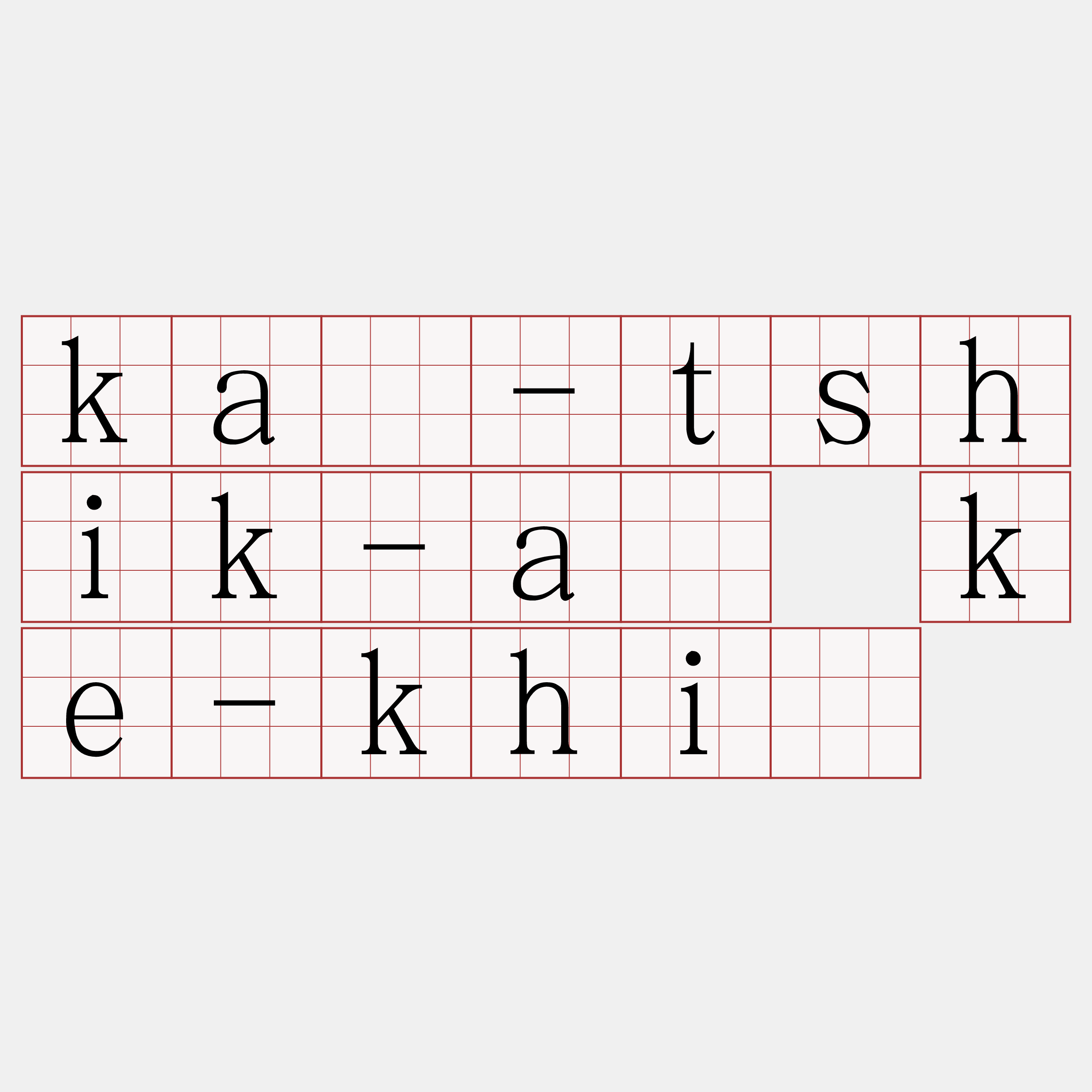 ká-tshik-á ke-khì